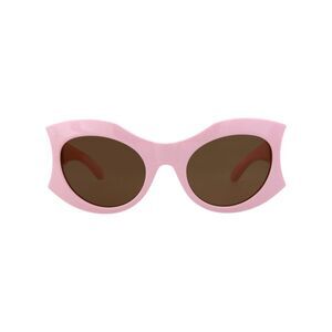 Balenciaga Cat Eye-Frame Bio Injection Sunglasses Pink Womens